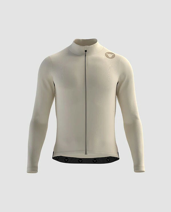 Black Sheep 黑羊 男款長袖中量車衣 Light Thermal LS Jersey OFW /消光白