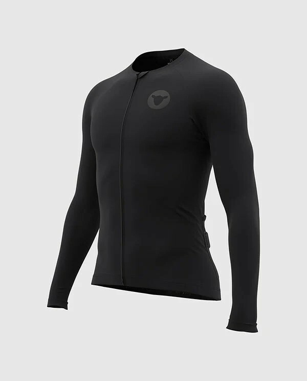 Black Sheep 黑羊 男款長袖車衣 TOUR LS Jersey Black /黑