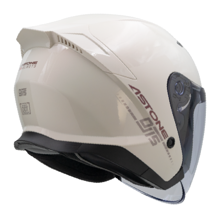 ASTONE DJ15 變色白粉 素色 內墨片 3/4帽款