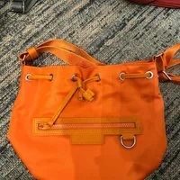[S] LONGCHAMP LE PLIAGE NEO BUCKET BAG SMALL,ORANGE, 10054598317 (SLC244)