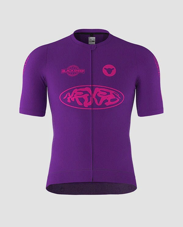 Black Sheep 黑羊 男款Team SS Never Mind Jersey Purple NMP /紫