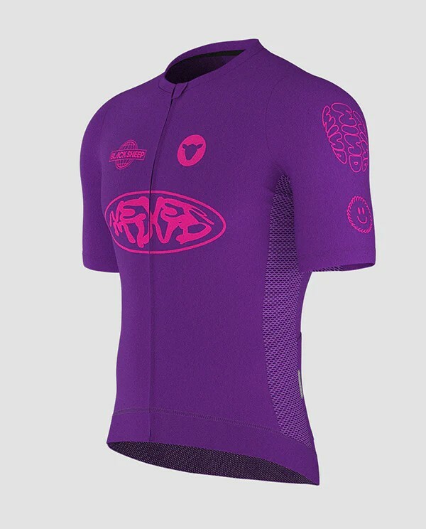 Black Sheep 黑羊 男款Team SS Never Mind Jersey Purple NMP /紫