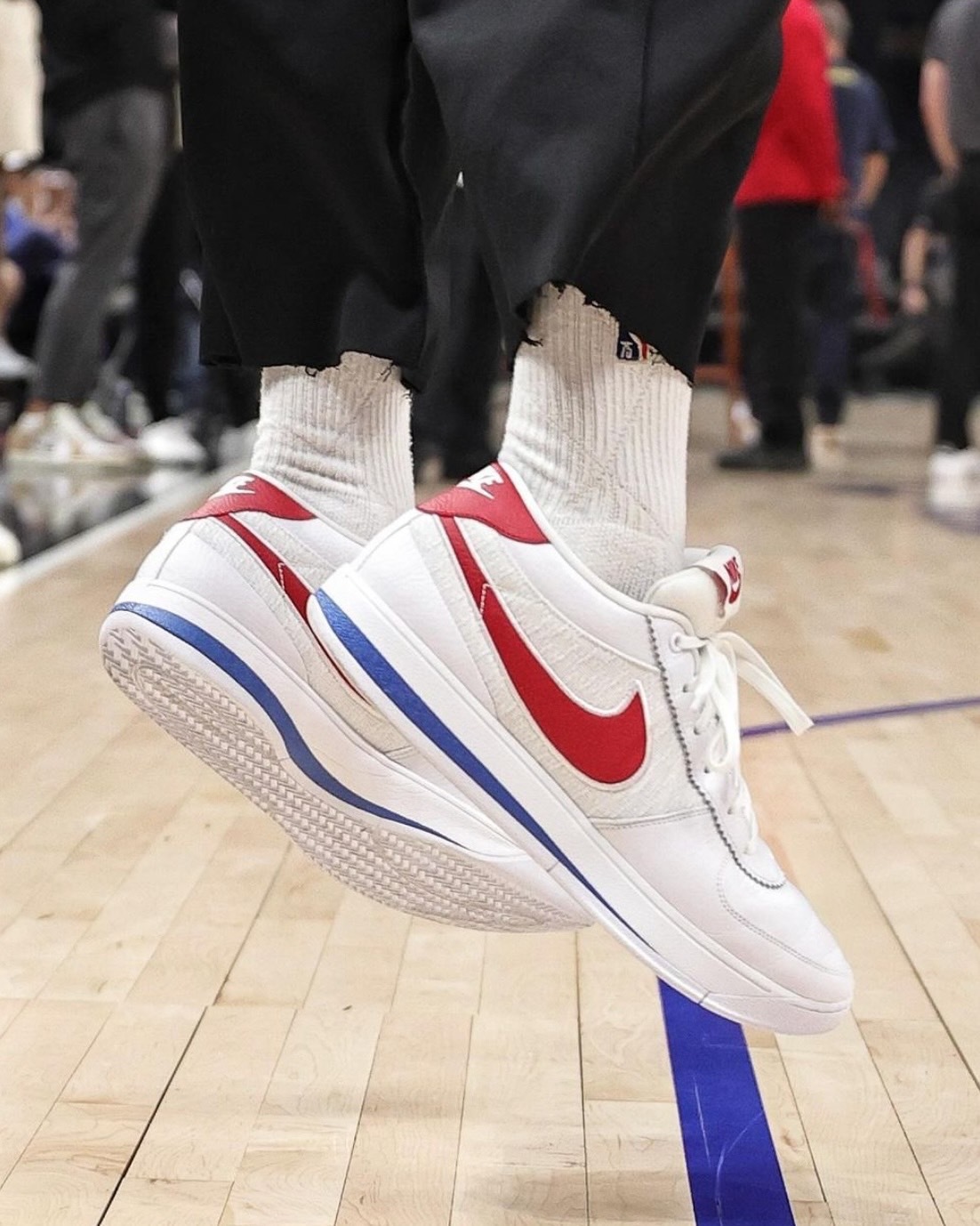 Nike Book 1 Forrest Gump 阿甘鞋 白藍紅配色 實戰 XDR耐磨 籃球鞋