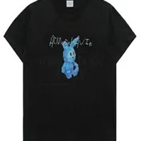 [ADLV] RETRO RABBIT SHORT SLEEVE T-SHIRT /追跡付 S] ADLV RETRO RABBIT SHORT SLEEVE T-SHIRT,BLACK, 24FW-TP-SS