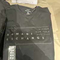 [S] ARMANI EXCHANGE COTTON CREW NECK T-SHIRT,BLACK, 7VZTHO-ZJACZ-1200 [FINAL SALE] (SAX275)