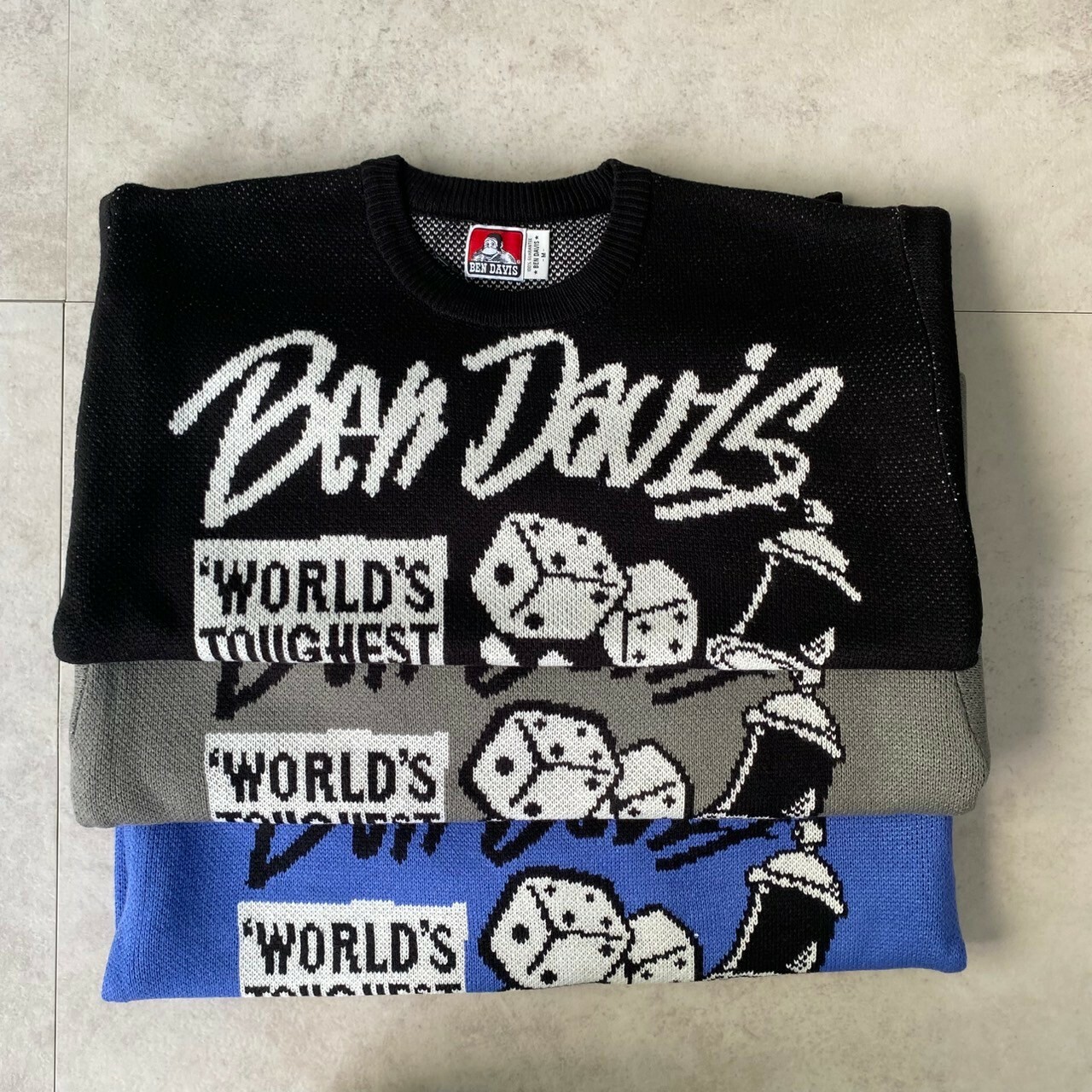 Ben davis 油漆骰子8號球 小花針織毛衣 24780068