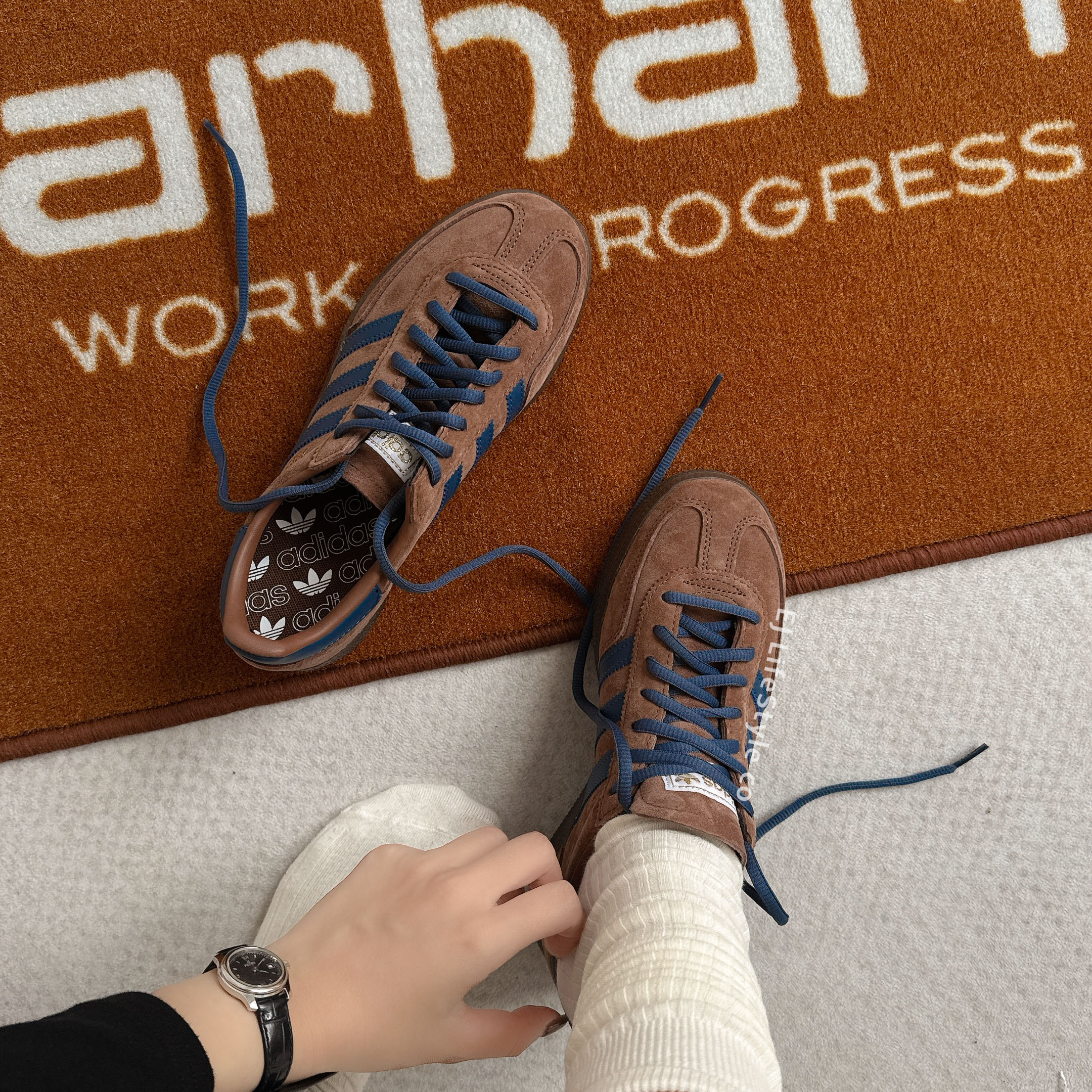 ADIDAS HANDBALL SPEZIAL 摩卡藍 咖啡色 巧克力色 大地色 深藍 海軍藍 男女鞋 JP7725 / 預購