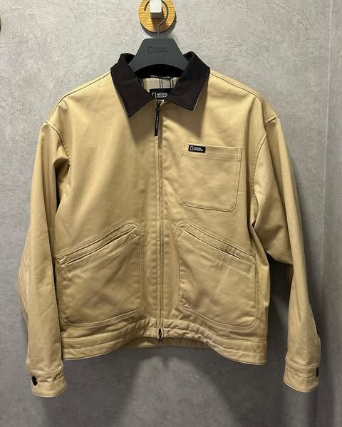 【代購】NATIONAL GEOGRAPHIC 國家地理 Cambelly 棉質 有領 復古 外套 N251MJP010