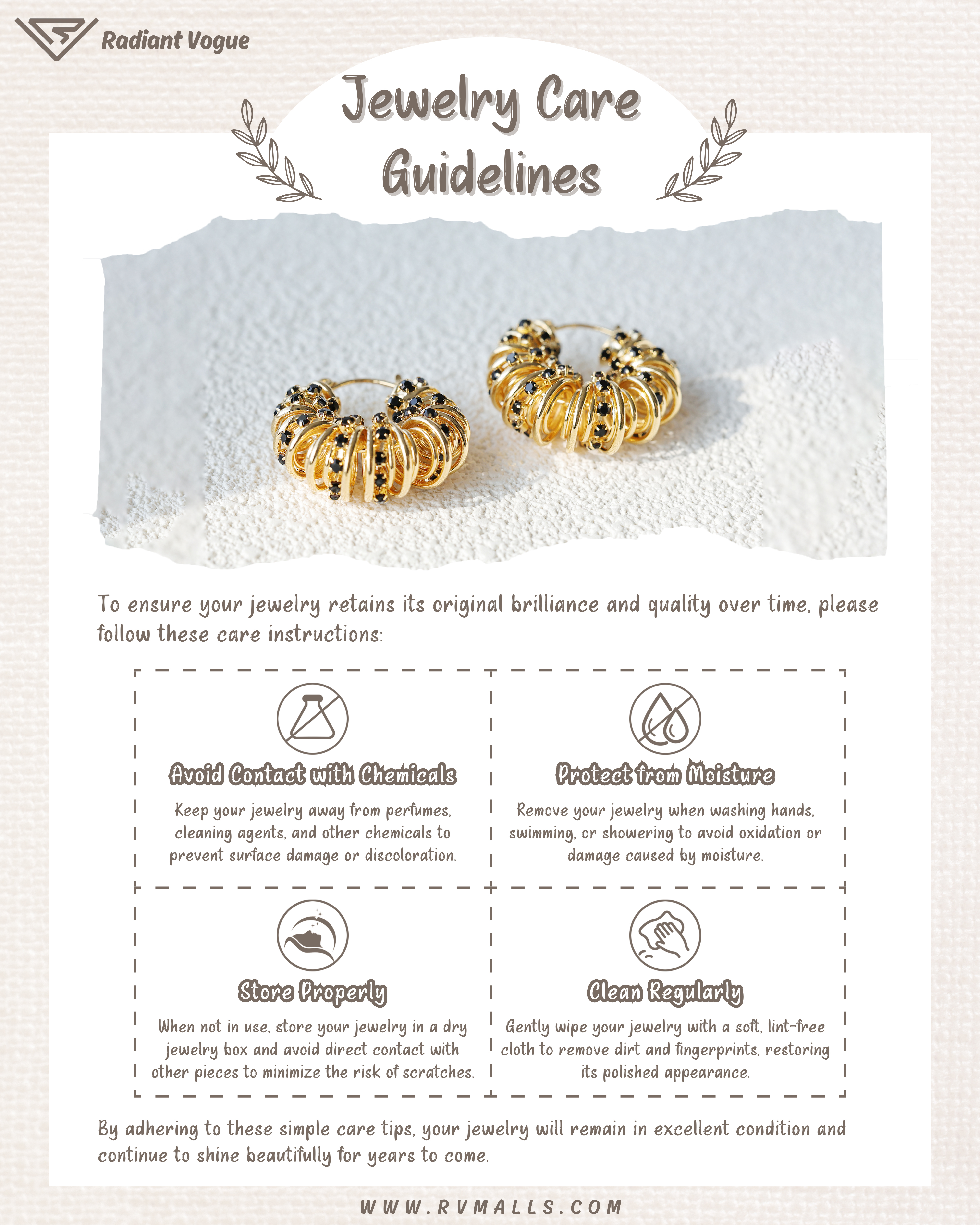 避免化學物質、遠離水分、妥善存放與定期清潔的保養方法, 延長耳環使用壽命並維持亮麗外觀。