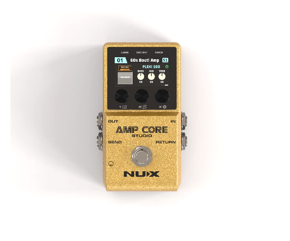 【NUX AMP CORE STUDIO 】美品！ NUX / Amp Core Studioの特徴と使い方などを徹底レビュー。自宅