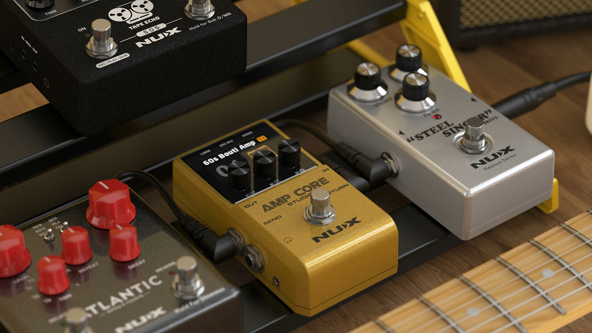 NUX Amp Core Studio Guitar Amp Modeling Pedal | Sweetwater