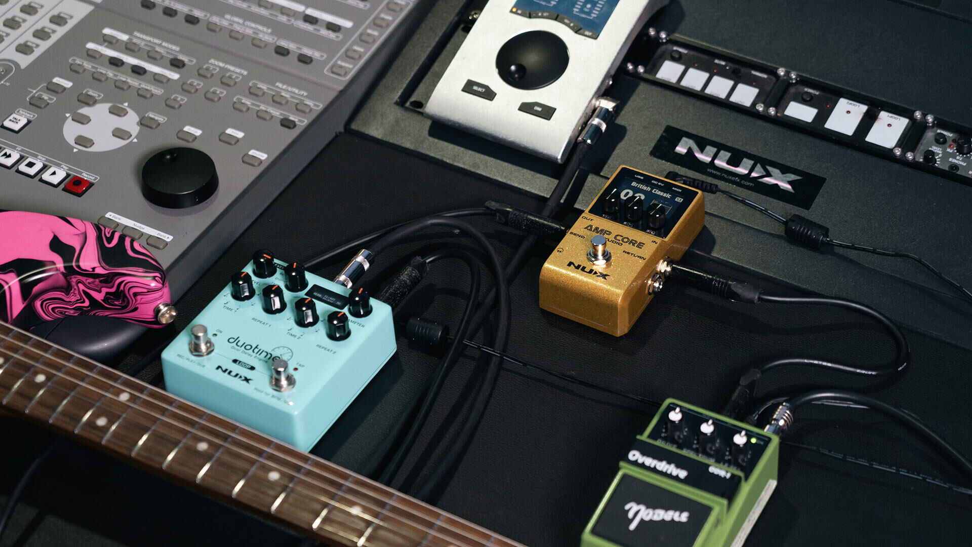 ギター NUX AMP CORE NUX Amp Core Studio Guitar Amp Modeling Pedal | Sweetwater