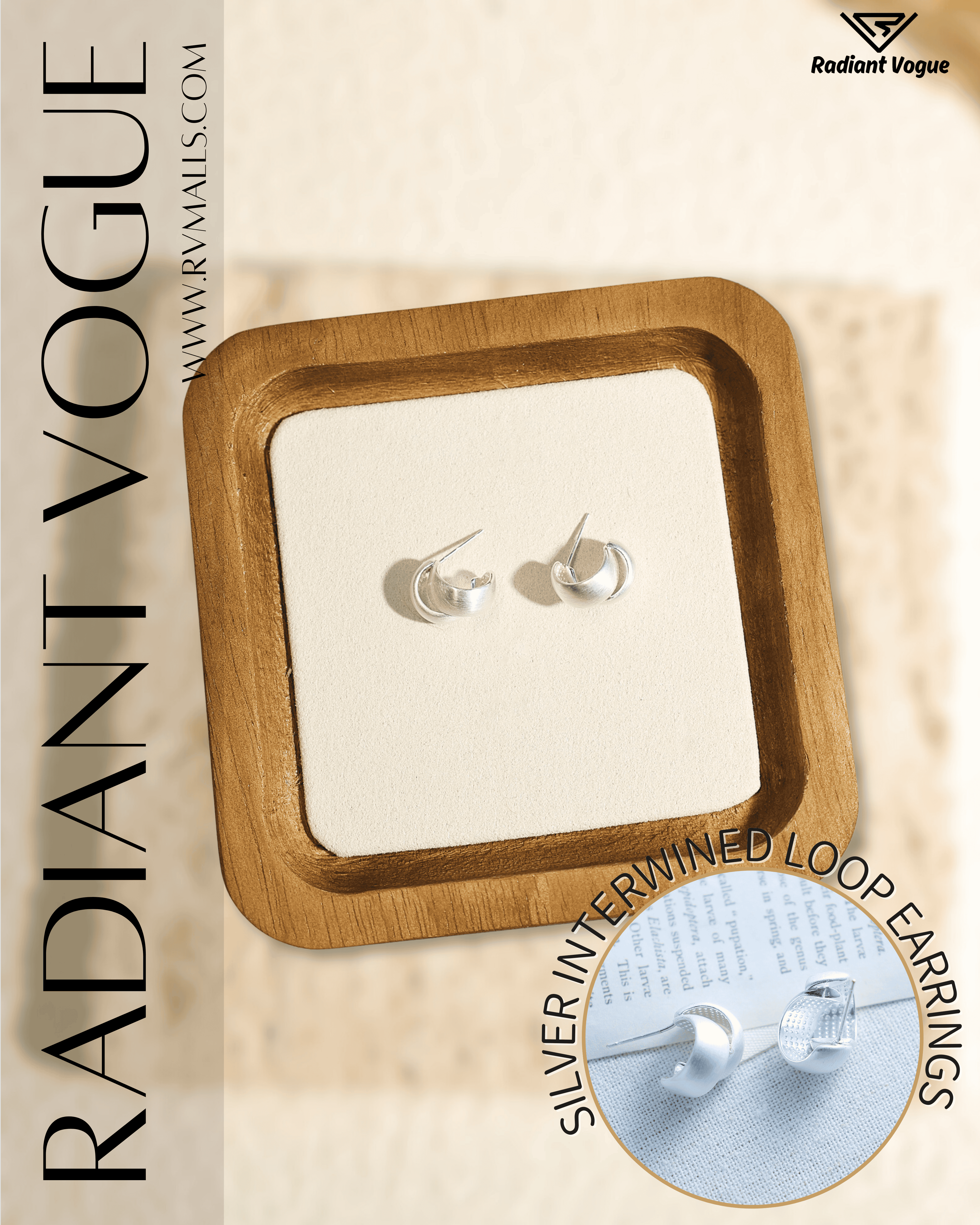 經典銀色交織耳環, 簡約百搭設計, 適合日常穿搭與正式場合, 輕量無負擔, 敏感肌膚首選耳環。