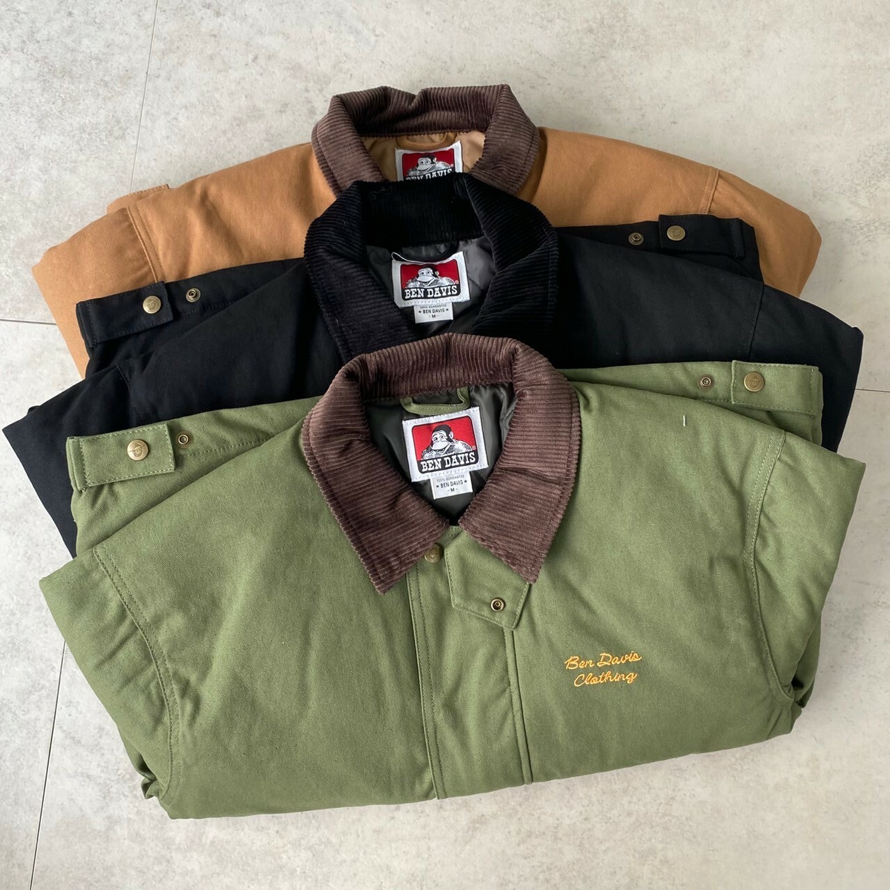 Ben davis 燈芯絨領鋪棉外套 24780003