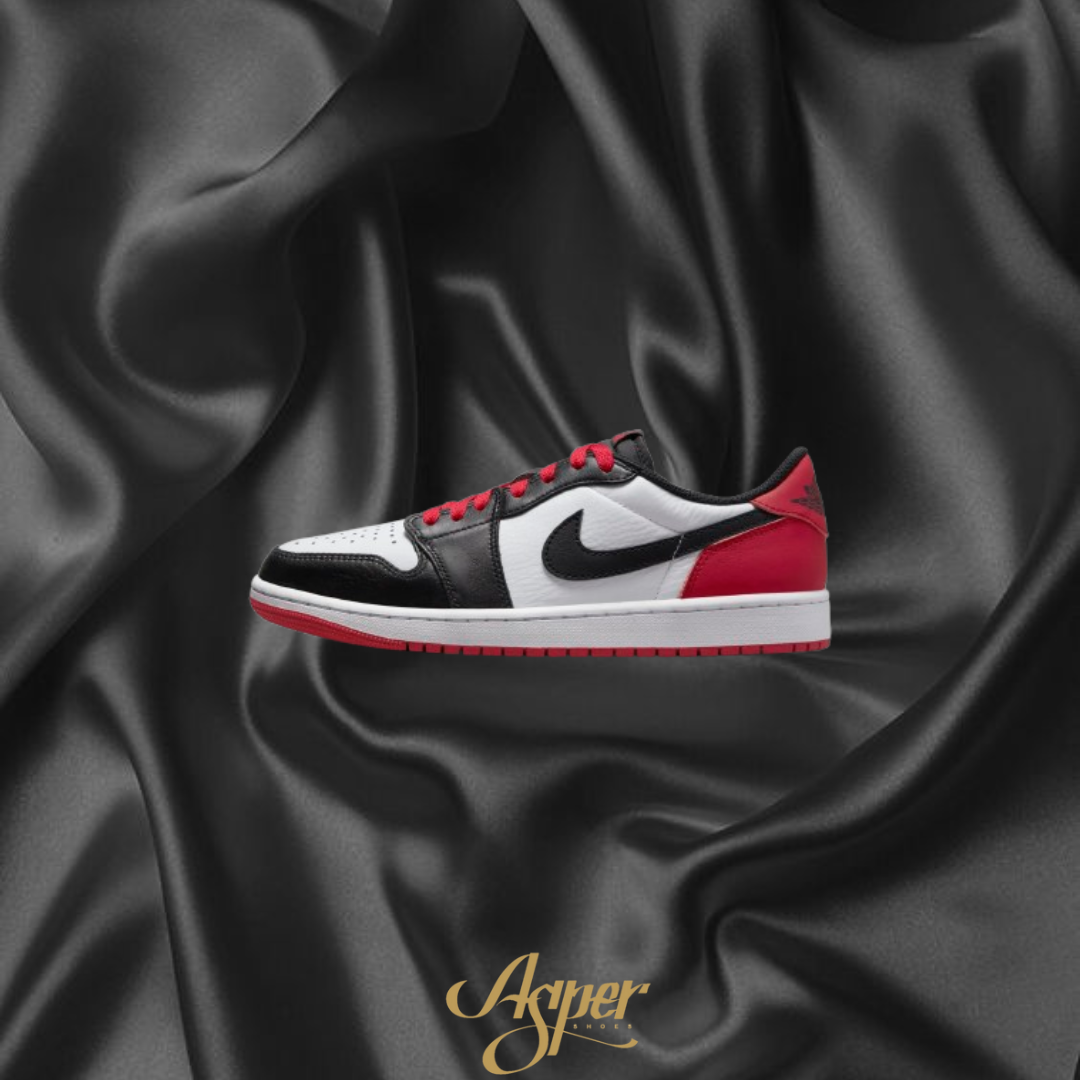 AIR JORDAN 1 LOW OG BLACK TOE 黑腳趾 芝加哥 白黑紅 男鞋 CZ0790-106