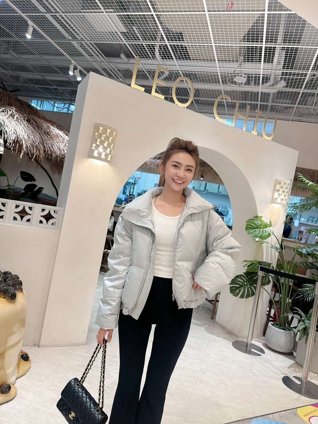 【現貨】🔥01.06秋冬新品］💥不挑人都能穿］韓版超百搭翻領90%鴨絨外套（淡藍綠/兩色）