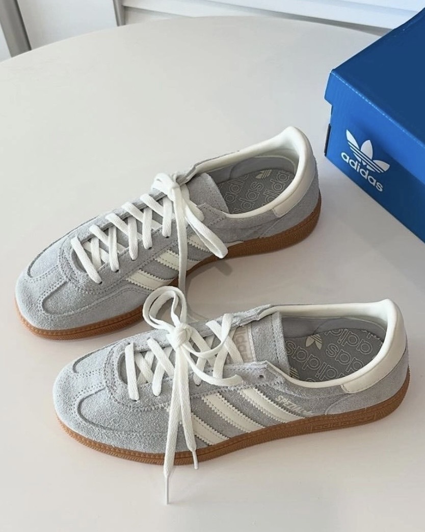 【現貨】Adidas Handball Spezial 皮革 麂皮 低筒 焦糖底 德訓鞋 米灰藍 海鹽灰