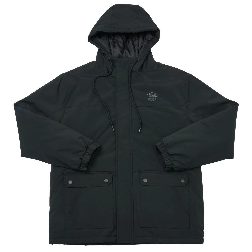 NCAA 中性 黑 落肩 防潑 厚外套 風衣外套 7455144120