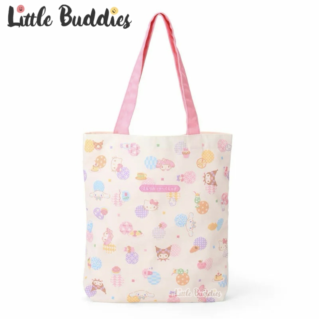 日本 Sanrio 淡色和風系列 - 手提袋