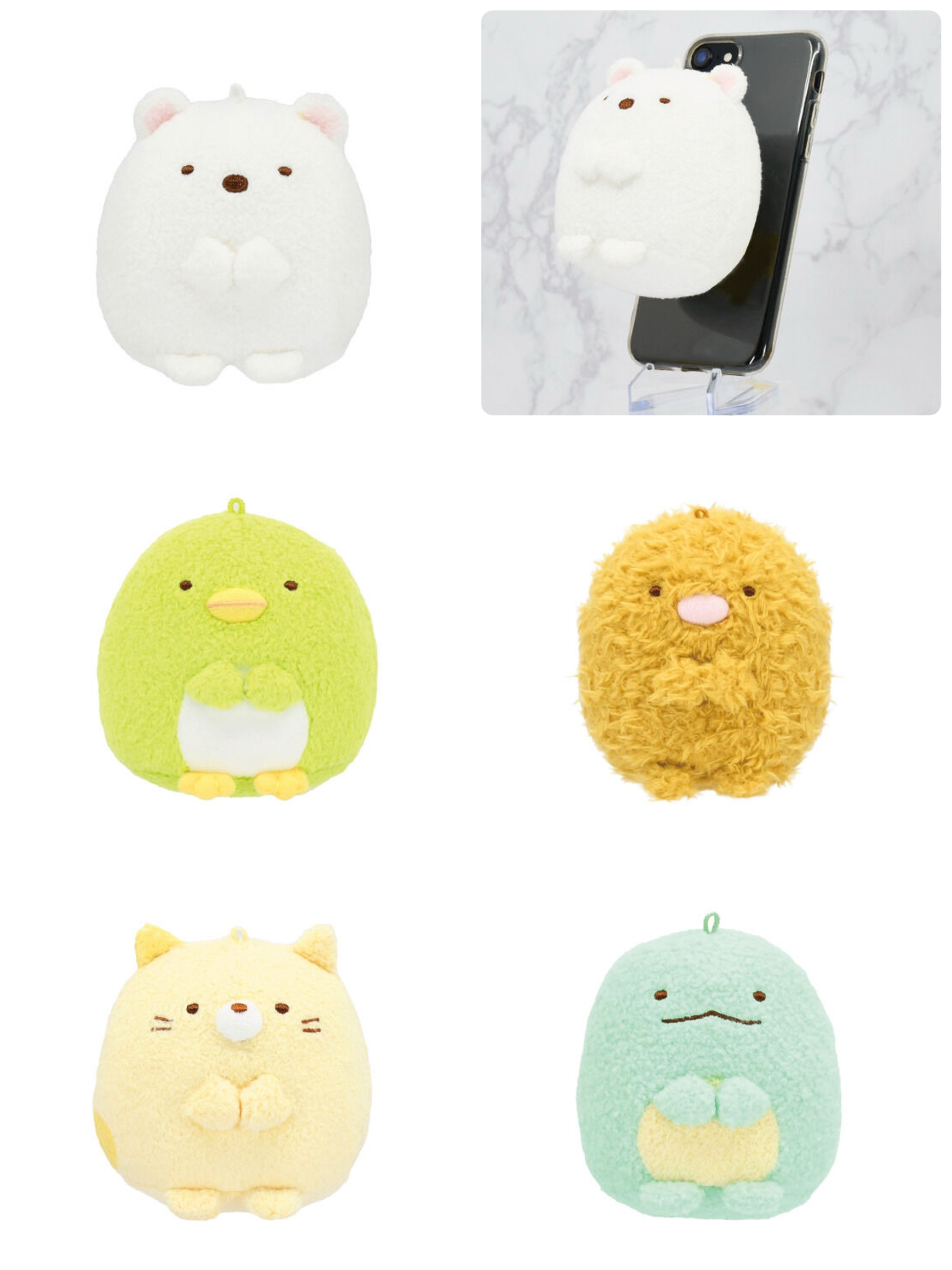 223666/223667/223668/223669/223670 Pbandai 預訂 2025/2月 PlayCharm　しろくま/ぺんぎん？/とんかつ/ねこ/とかげ（ふわふわ）