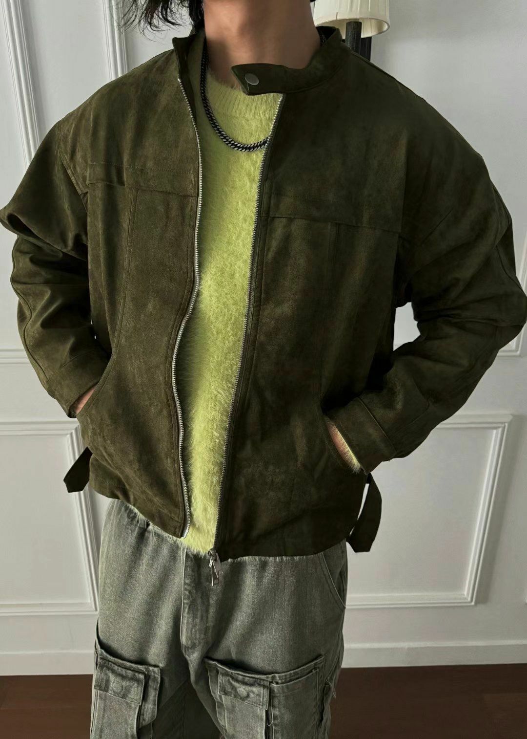 企領拉鍊猄面褸 OUR ROOM-025JK