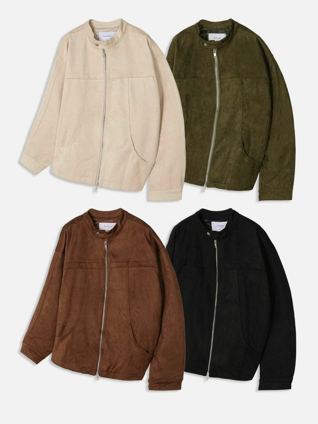 企領拉鍊猄面褸 OUR ROOM-025JK