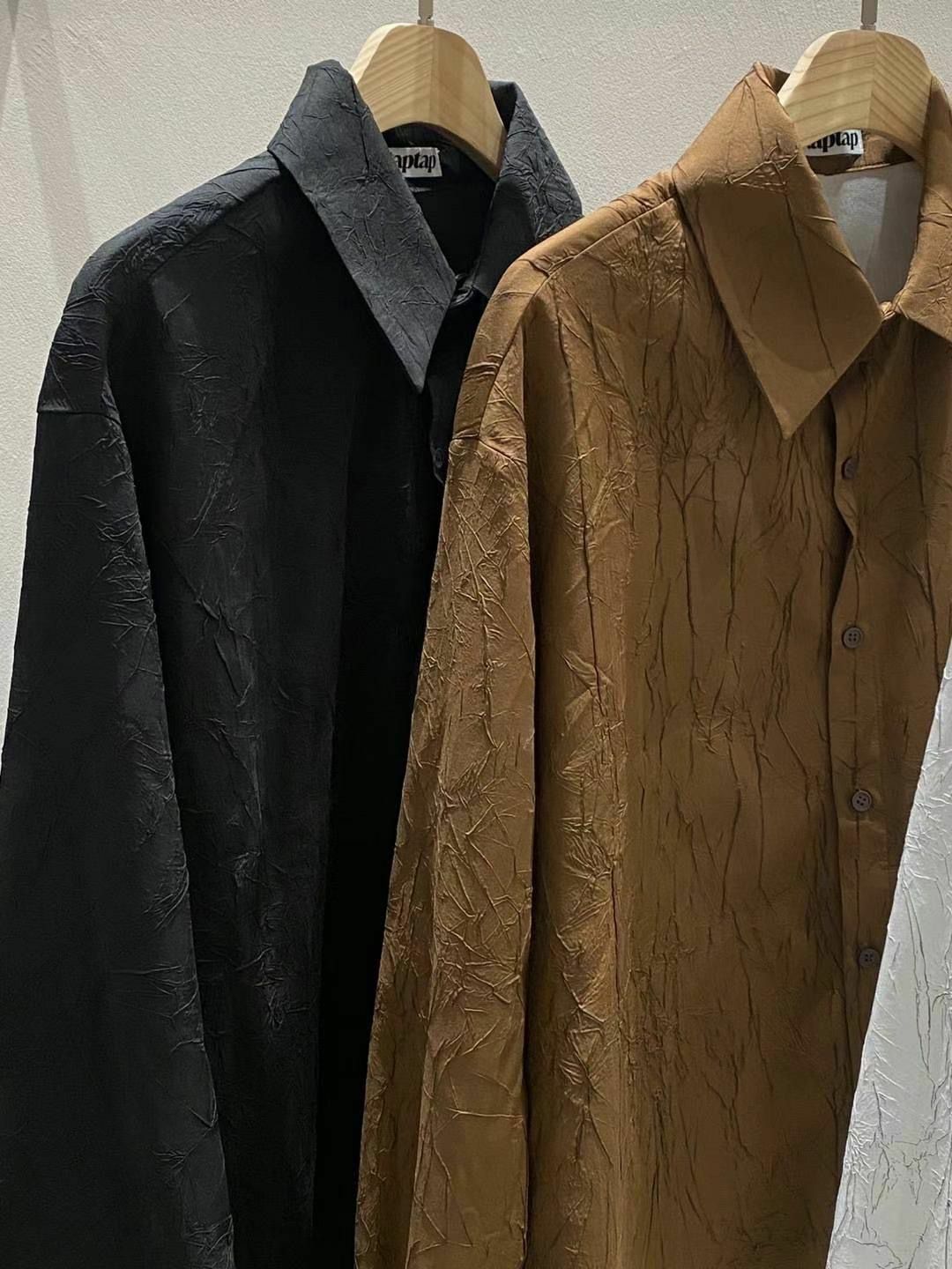 裂紋長袖恤衫 taptaptap-067S