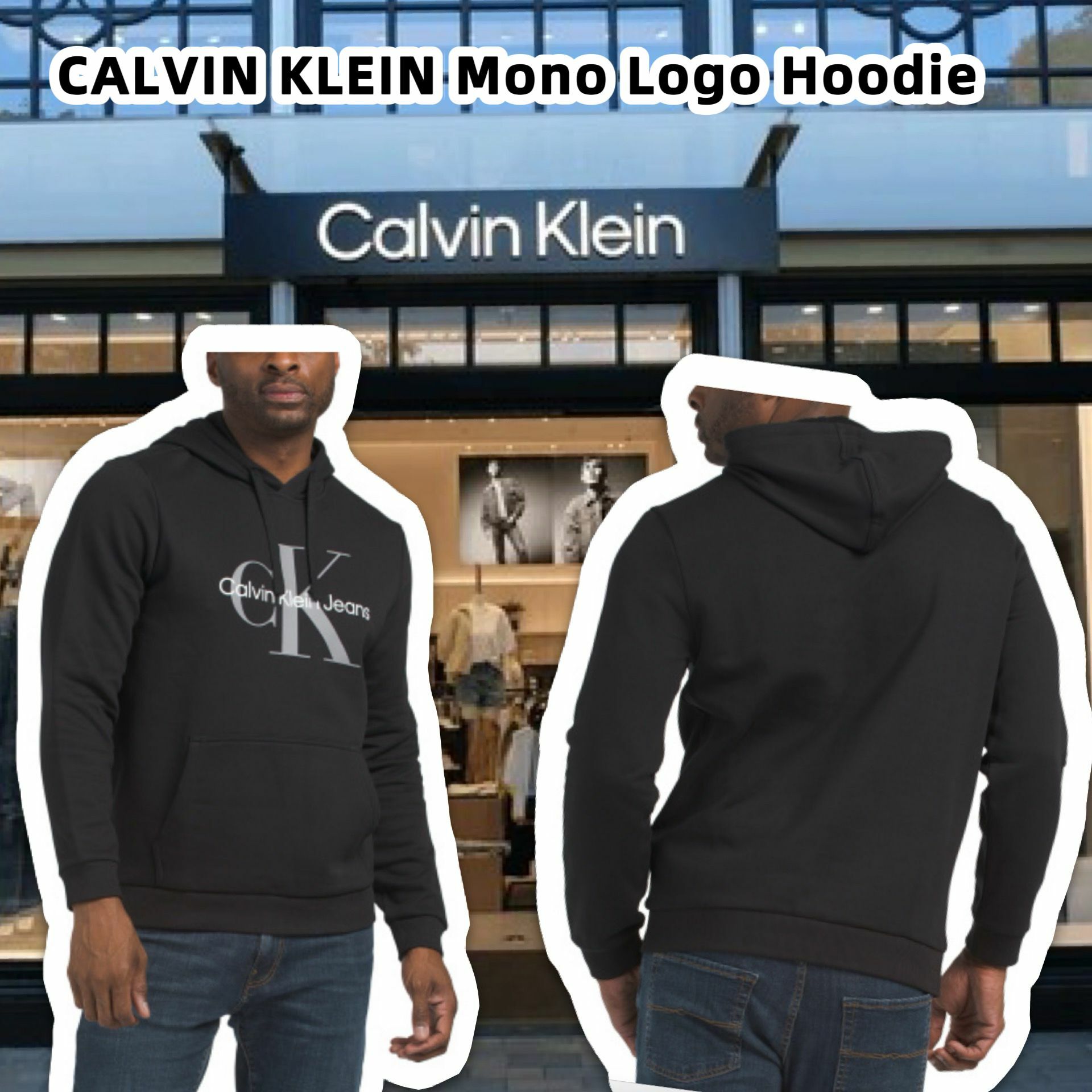【預購】CALVIN KLEIN Mono G010620 男裝衛衣