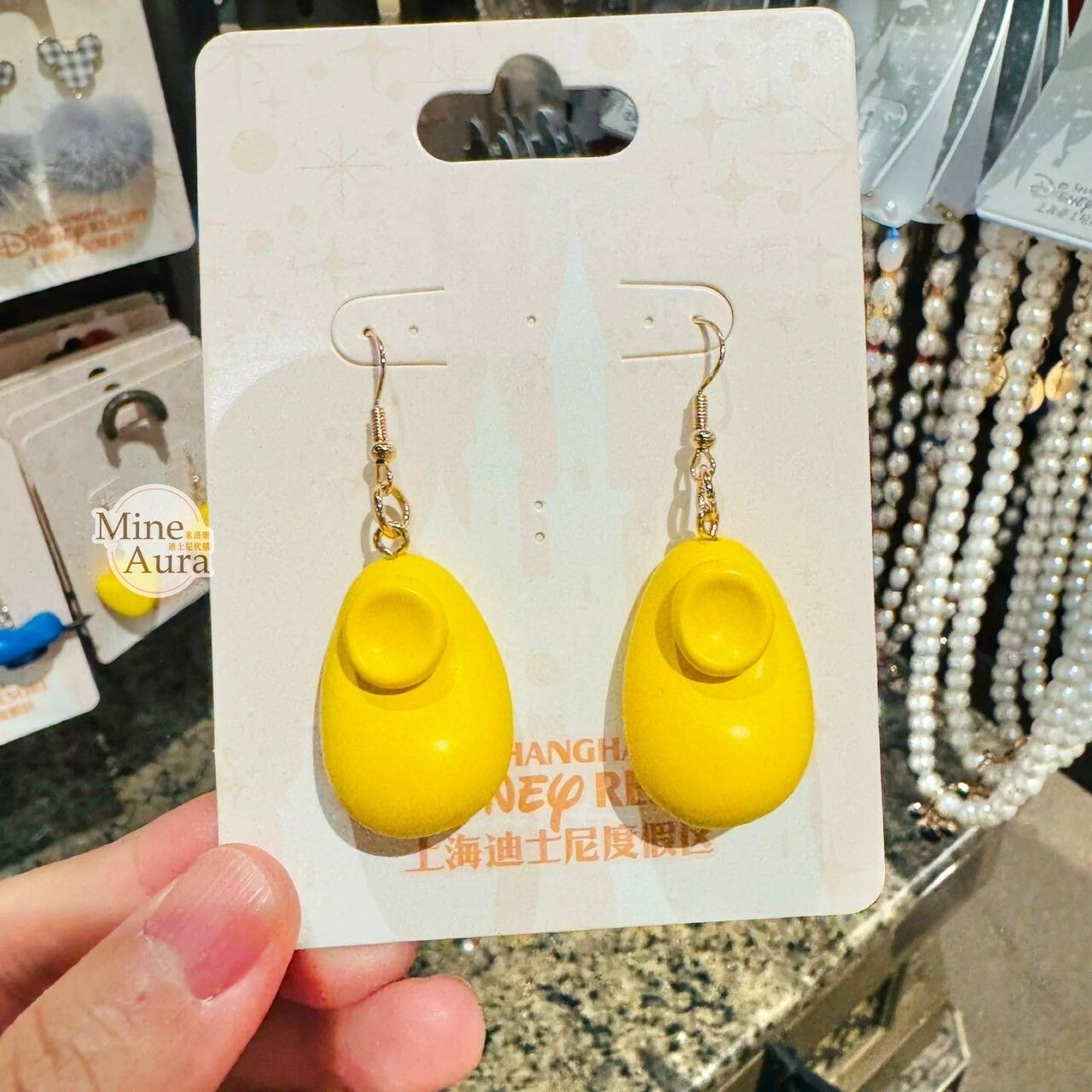 米奇 Mickey 與好友們 經典配件 造型 耳環 首飾 -上海迪士尼樂園