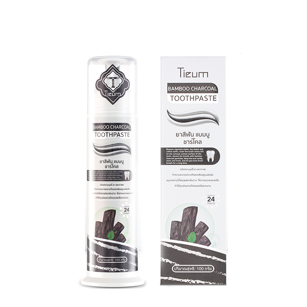 Tieum竹炭牙膏100ML