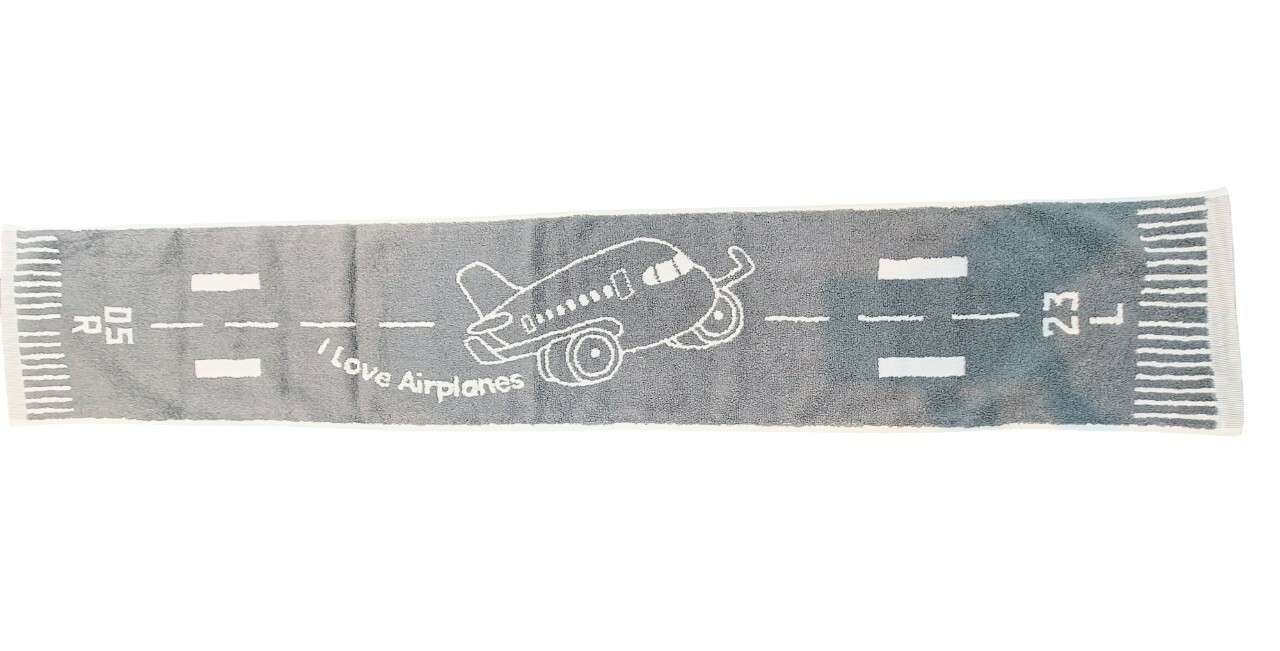飛機館原創 FRONT AIR 跑道造型運動毛巾