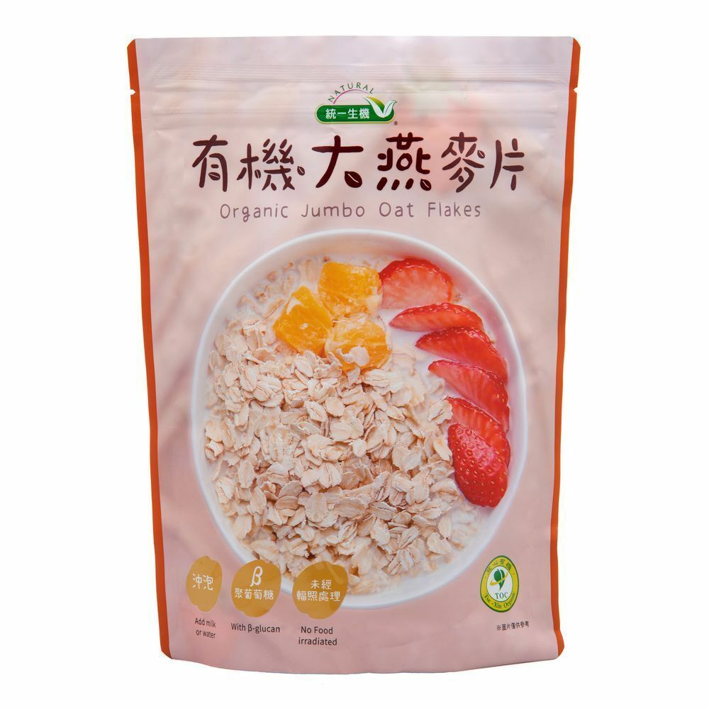 統一生機 - 有機大燕麥片 400g 平行進口 早餐即沖飲品 即食燕麥