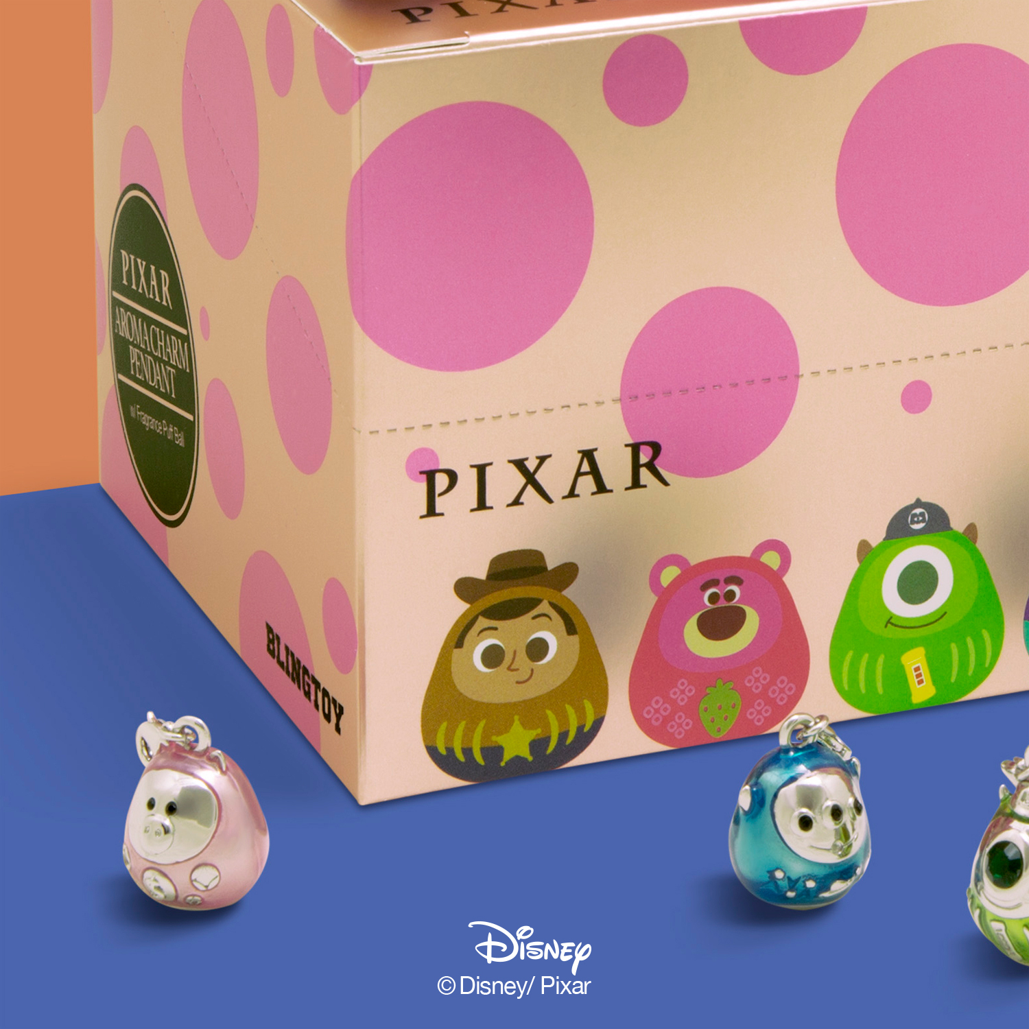 Pixar 達摩香薰吊墜盲盒 [原盒內有8小盲盒]