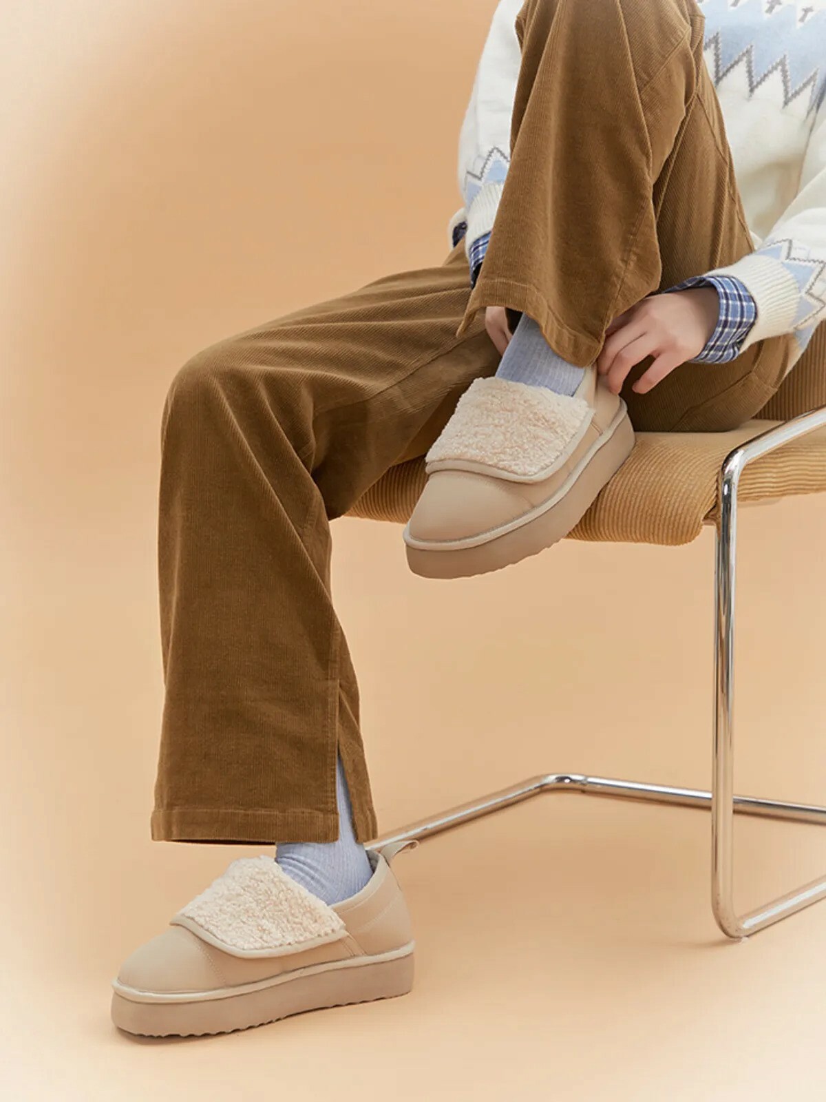 SHOOPEN - SHEARING PADDING SLIP-ON (4 COLORS)