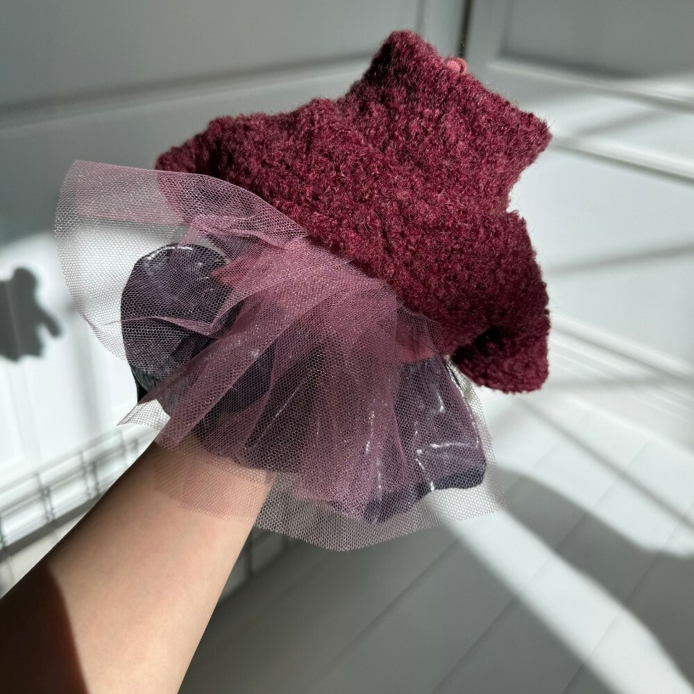 COZY-N 多層次毛呢針織上衣