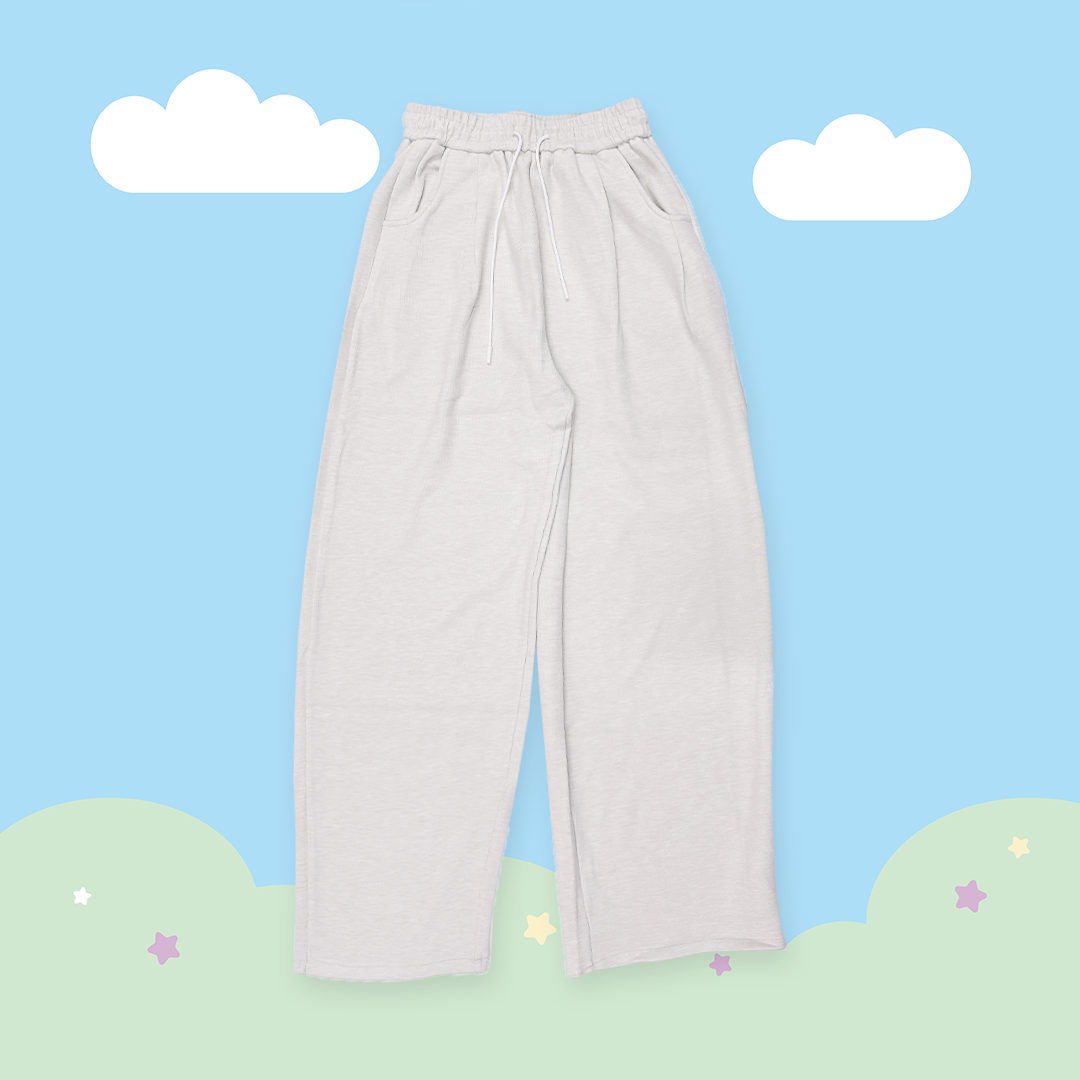 こ♡こ 抽繩休閒棉長褲