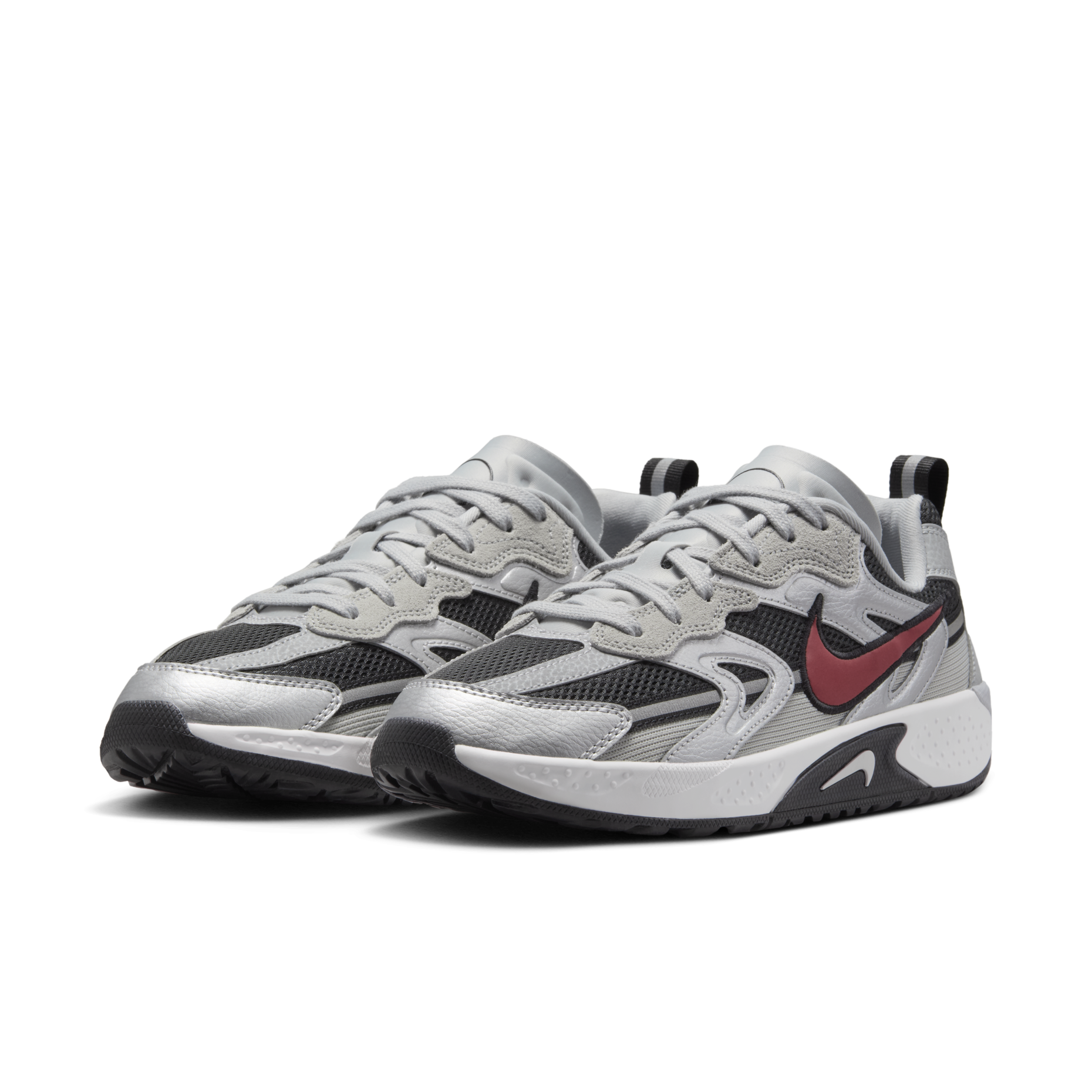 男女鞋 NIKE JAM 'Metallic Silver' 白黑紅 Breaking 霹靂舞 復古 反光 街舞鞋 運動鞋【FN0314-005】