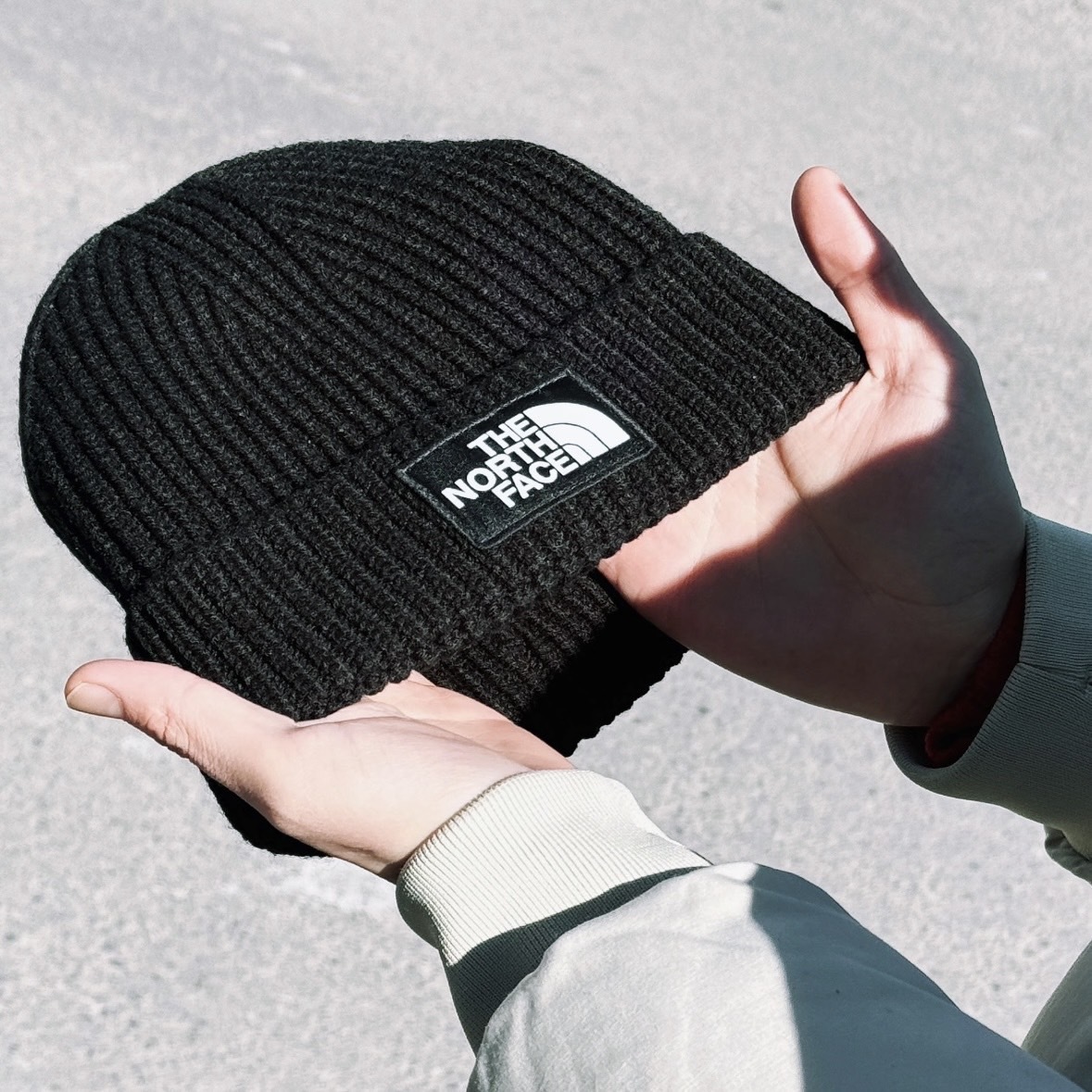 The North Face TNF Box Beanie 方標 毛帽 黑