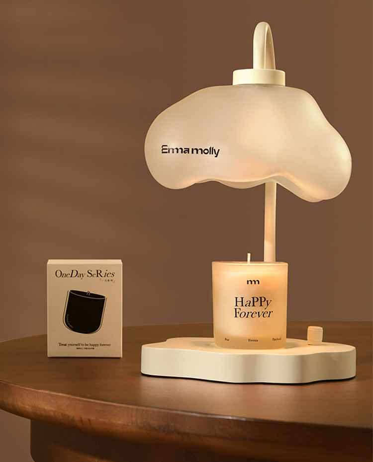 雲朵融蠟燈 (附香氛蠟燭)