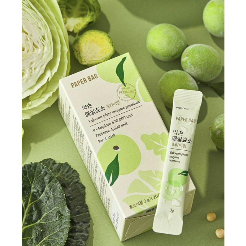 韓國代購 PAPERBAG 青梅酵素 3g x 20包