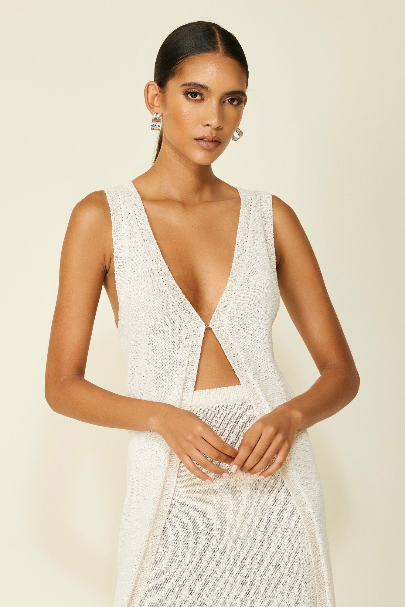 Poolside Sweater 針織長版罩衫