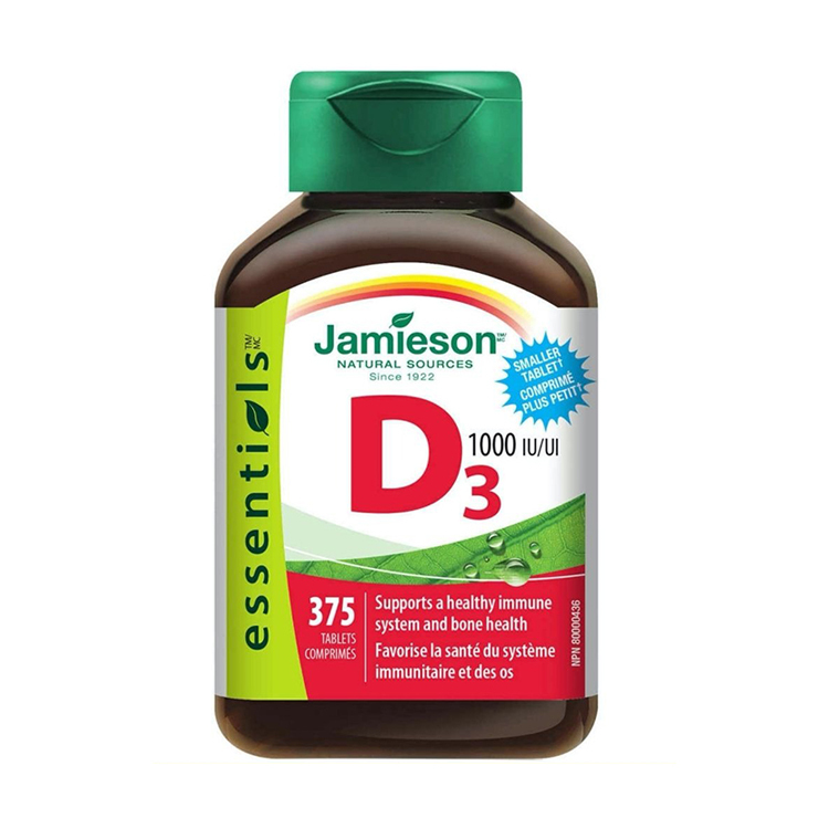 Jamieson Vitamin D3 1000 IU, 375 Tablets