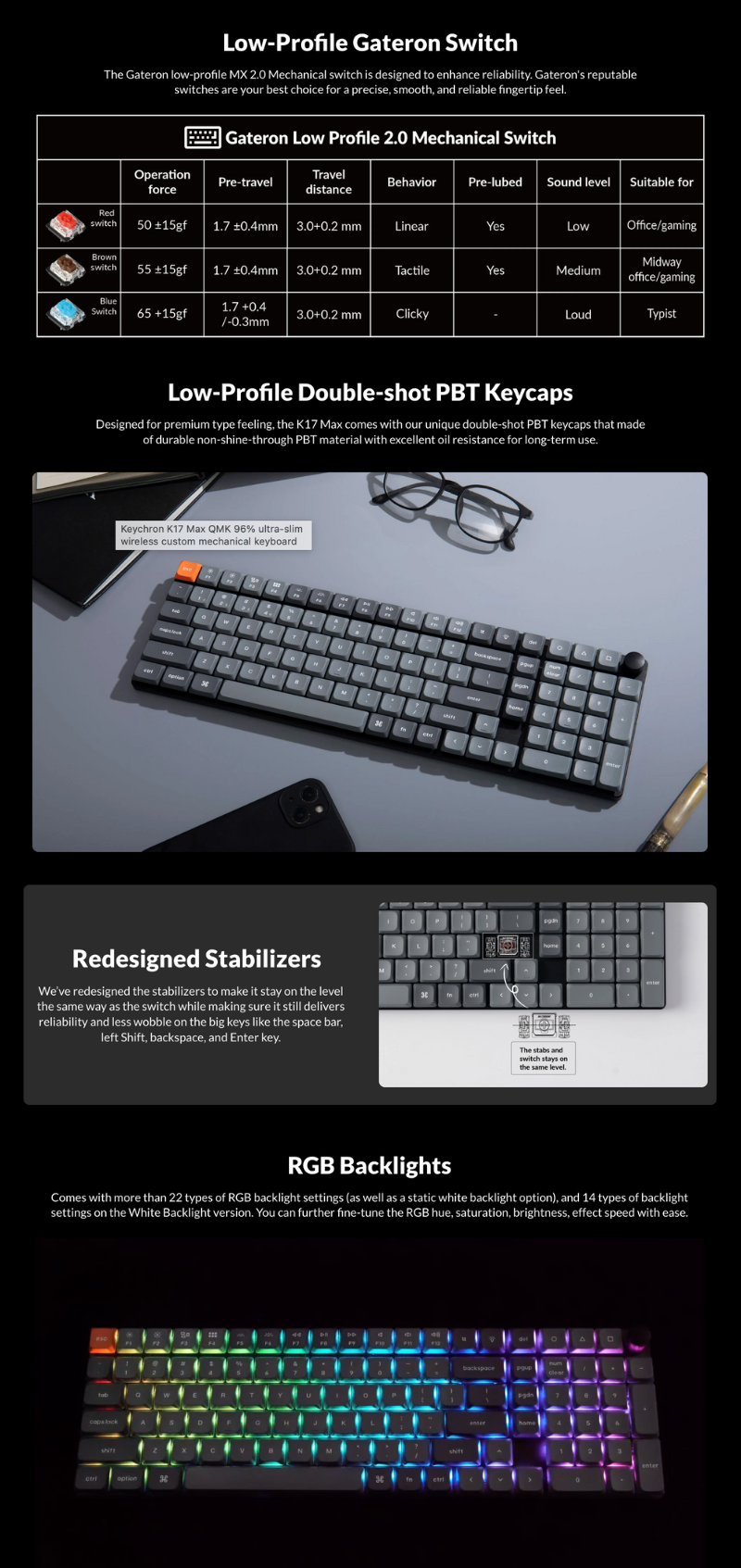 Keychron K17 Max QMK 無線客製化機械鍵盤