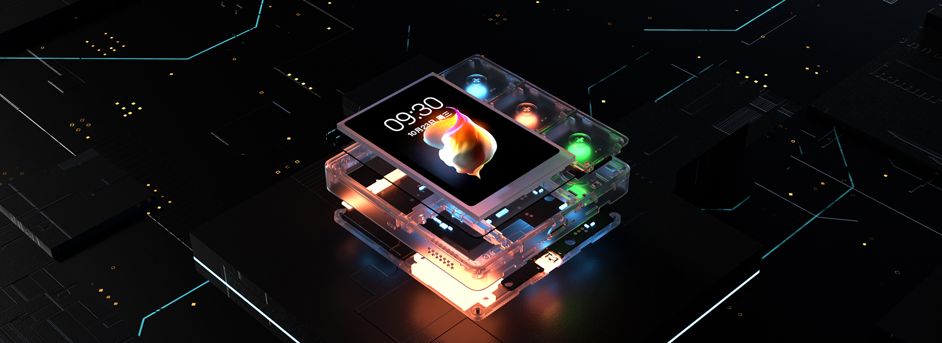 ORVIBO MixPad Genie 精靈 超級智能面板 (白色/灰色) (零火)