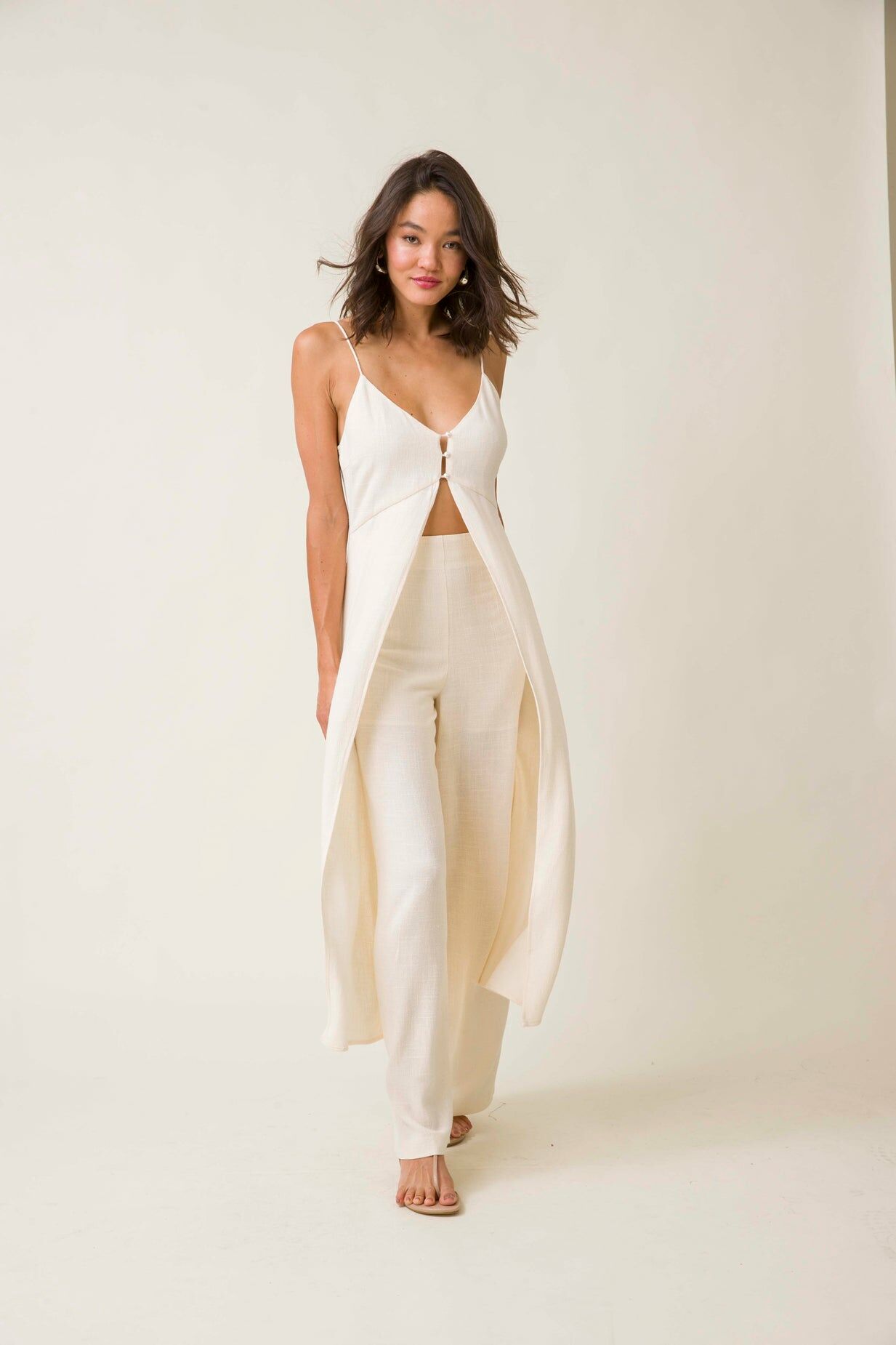 Jordey Pant 飄逸棉麻寬褲