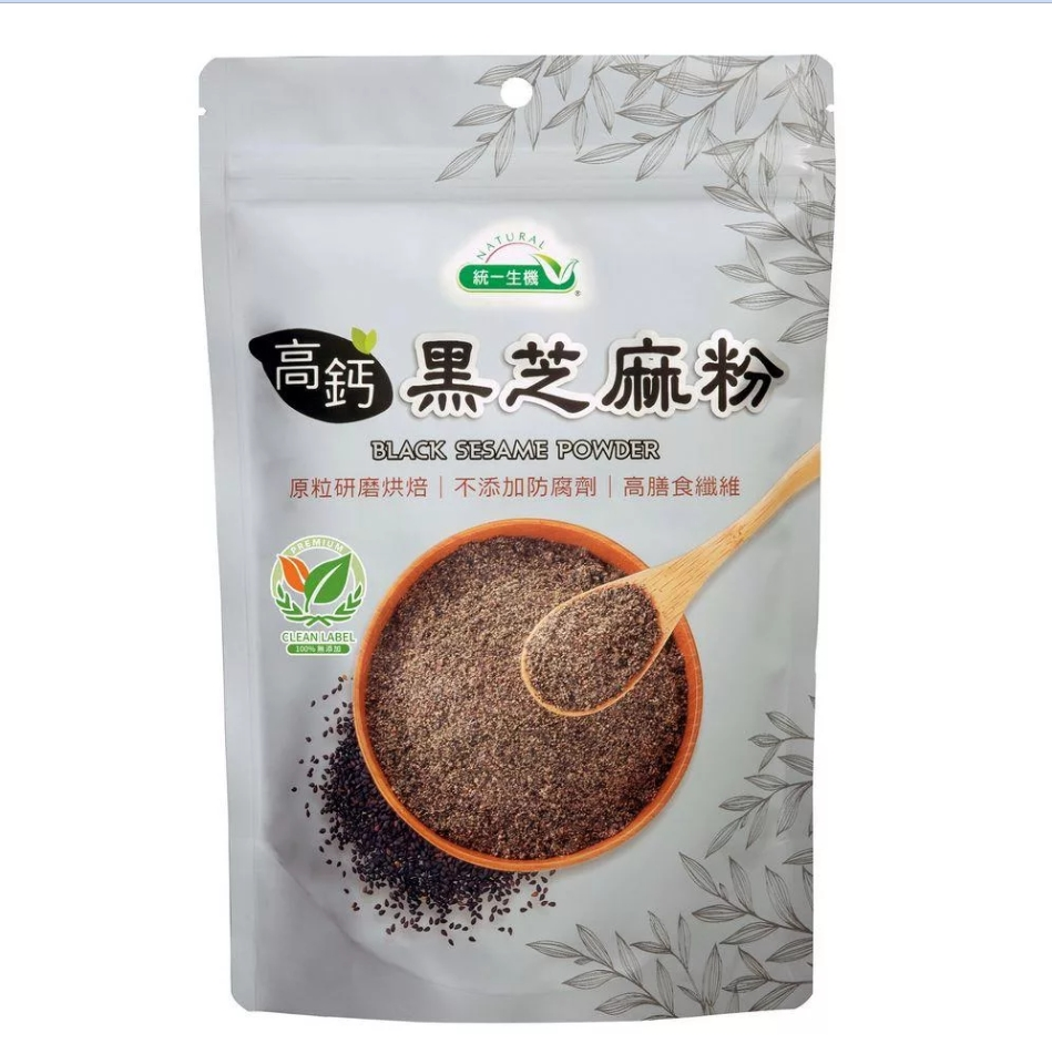 統一生機 - 高鈣 黑芝麻粉300克/包 平行進口