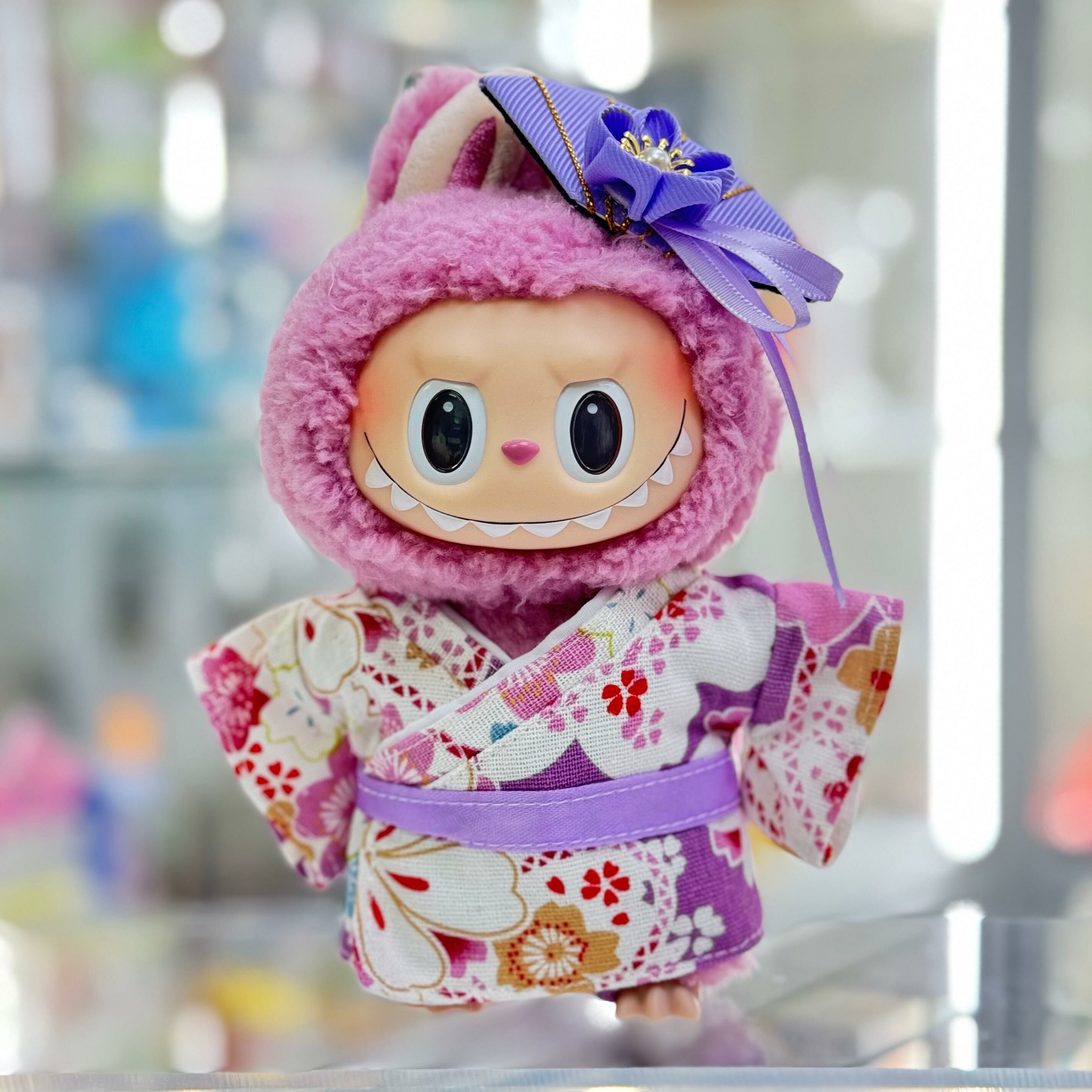 Doll Outfit Traditional & Fancy T3 - Kimono (Purple)