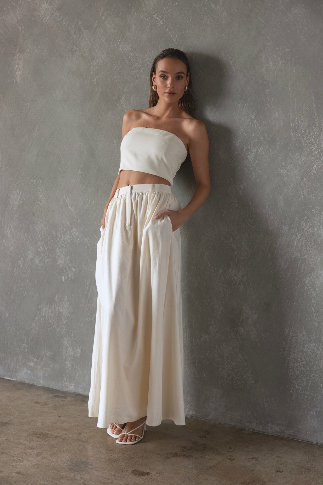 Daydream Midi Skirt 米白長裙