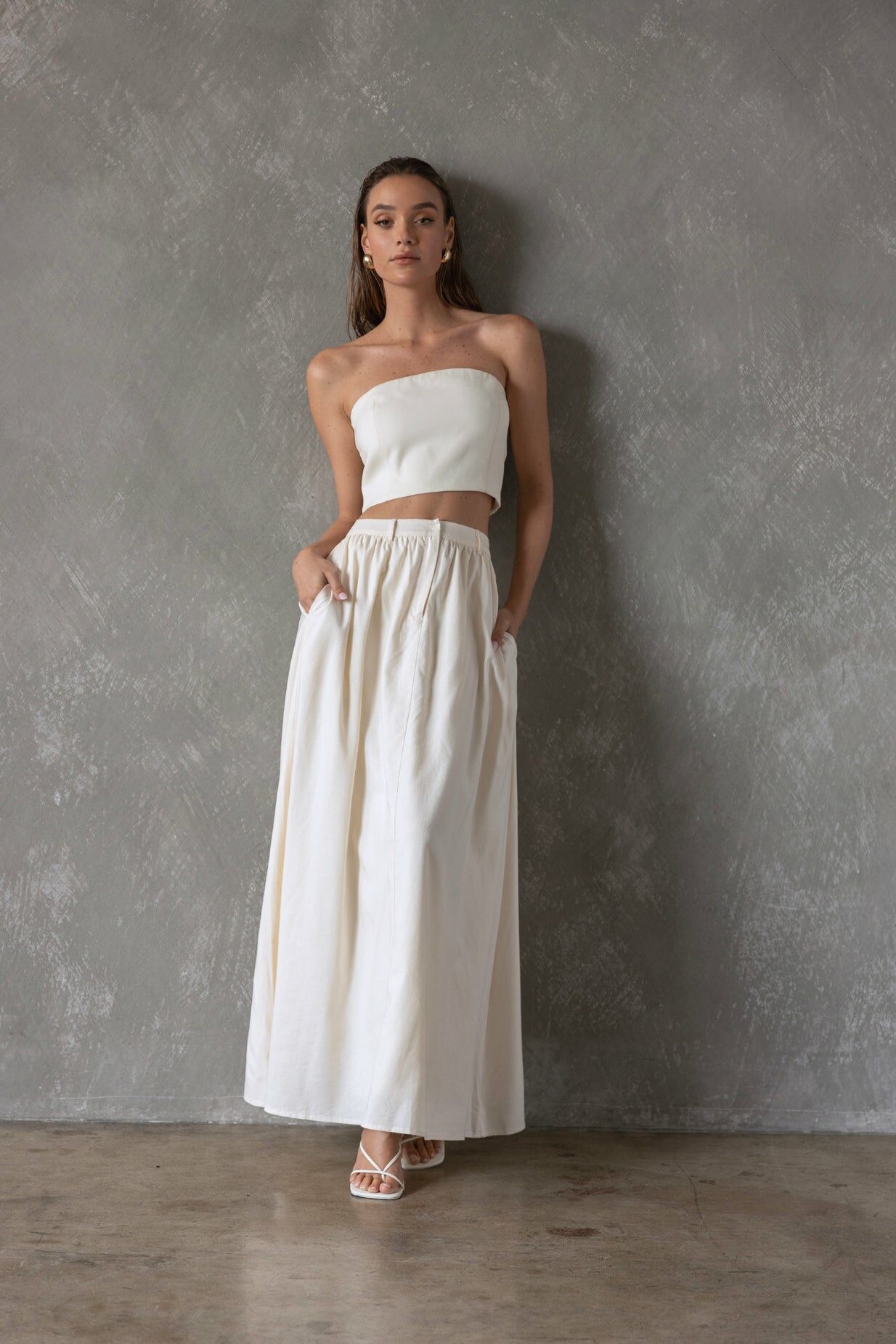 Daydream Midi Skirt 米白長裙