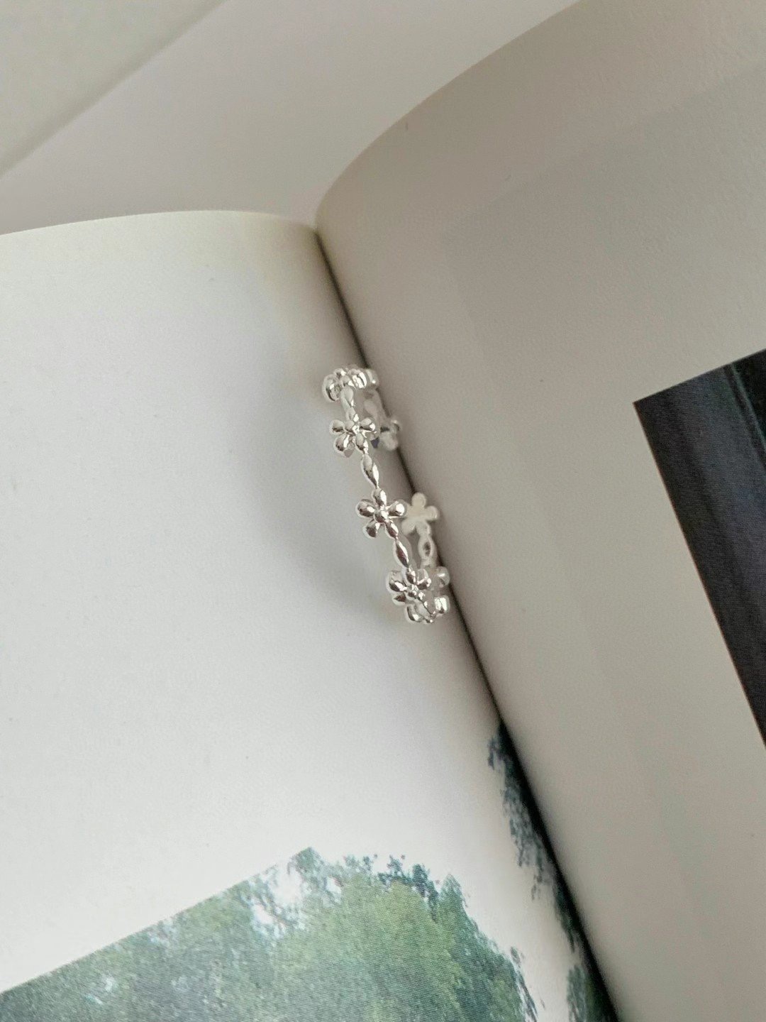 清新小花朵戒指